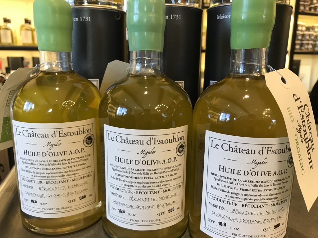 PDT-2018-Les Baux de Provence-Château Estoublon-Huile d'olive bio-Les Papotis de Thalie