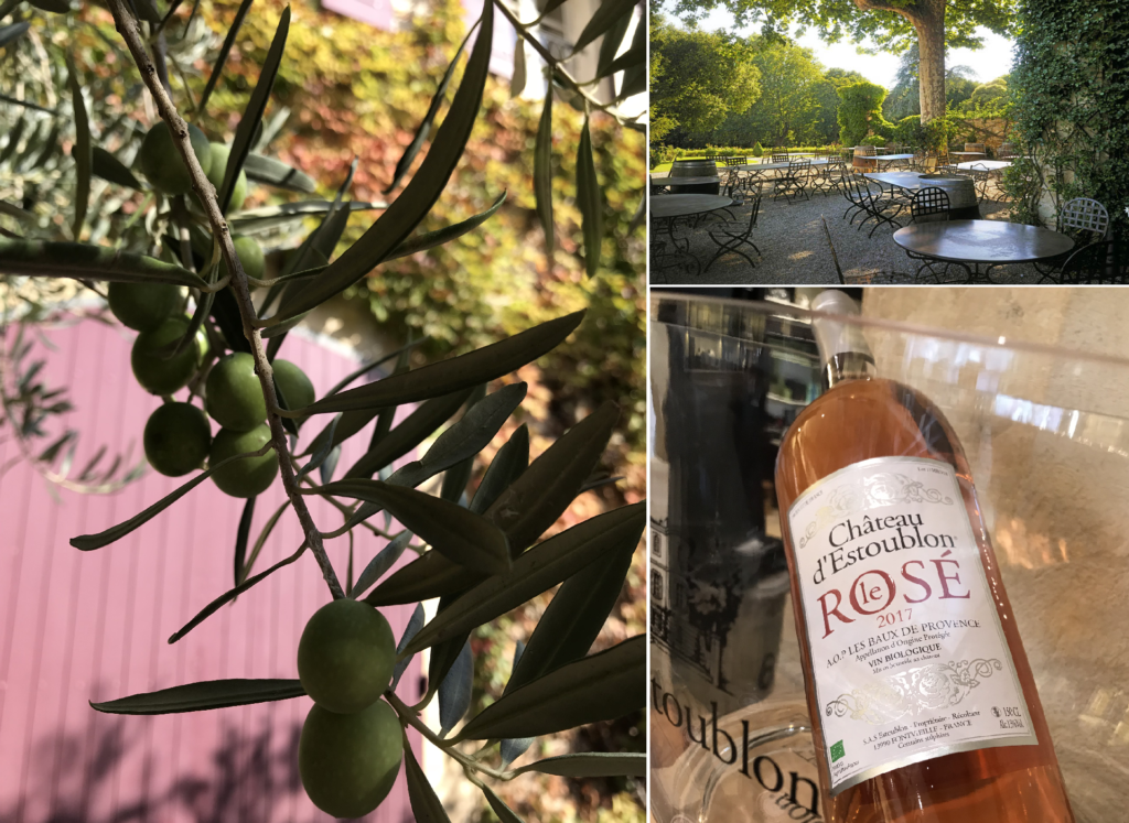 PDT-2018-Les Baux de Provence-Château Estoublon-Cuvée rosée-Les Papotis de Thalie