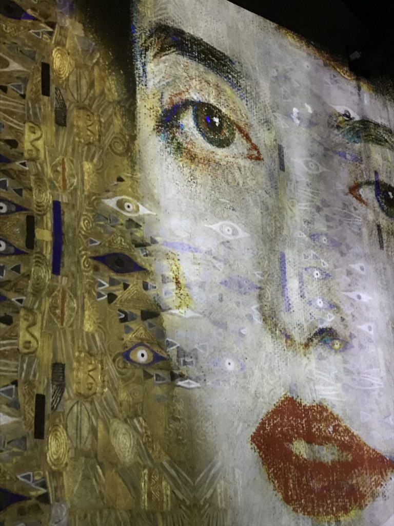 PDT-2018-Gustav Klimt-Atelier des Lumieres-Adele-Visage-Les Papotis de Thalie